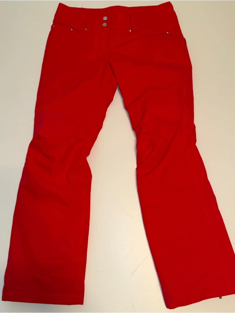 DESCENTE snow pants snowboarding ski pants.  Red Wide-Leg Pants